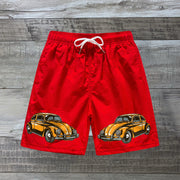 Car print swimming shorts