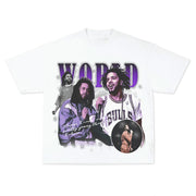 Hip-hop fashion brand distributes printed short-sleeved T-shirts