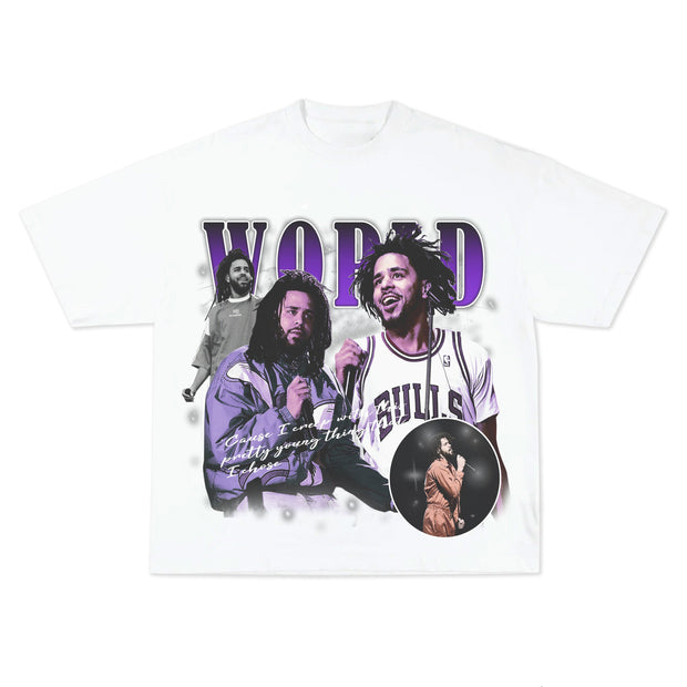 Hip-hop fashion brand distributes printed short-sleeved T-shirts