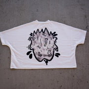 Funny Cartoon Print Short Sleeve T-Shirt