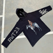Casual Street Hip-Hop Rap Tapestry Hoodie
