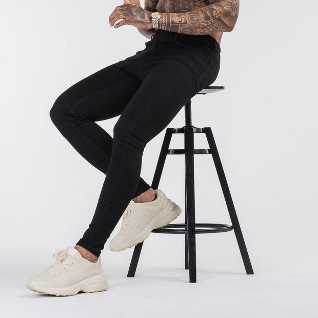 Men's personality tight fashion trousers