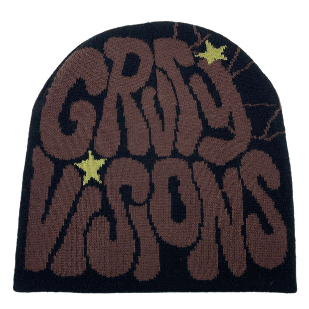 Men's and women's jacquard hats with letters hip-hop caps