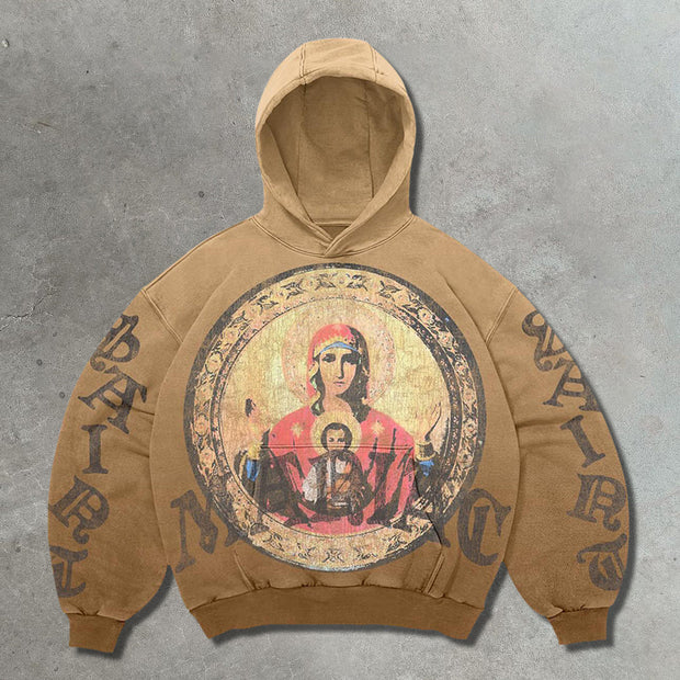 Our Lady Casual Street Heavy Hoodie