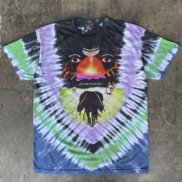 Statement tie-dye print T-shirt