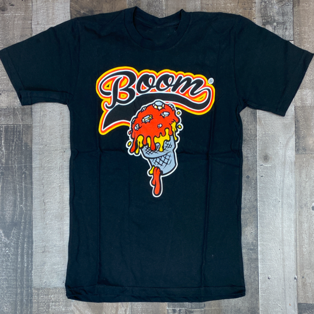 Personalized ice cream print short-sleeved men's T-shirt