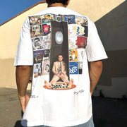 Rap Print Cotton T-Shirt