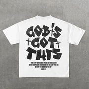 Joshua 1:9 Print Short Sleeve T-Shirt