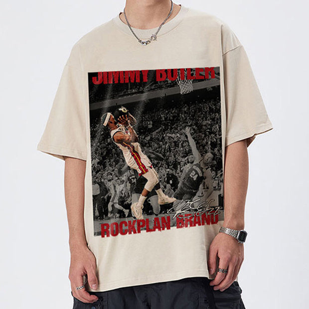 Black Friday Print Casual Street Basketball T-Shirt