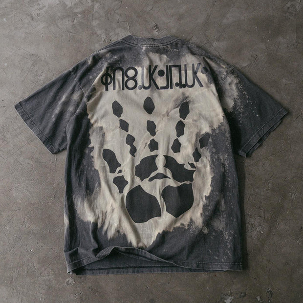 Stylish Street Style Printed Crew Neck Short Sleeve T-Shirt