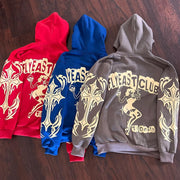 Fashion Till Death Do Us Part Print Long Sleeve Hoodies