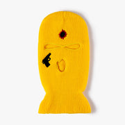 Street Couple Embroidered Three-Hole Beanie