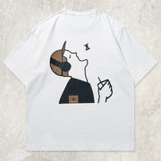 Cartoon Person Graphic Tee