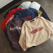 Fashion print street style T-shirt