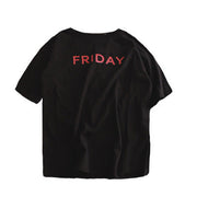 Fashion print street style T-shirt