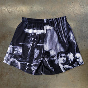 The Godfather Print Mesh Drawstring Shorts