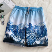 Fashion multicolor beach pants casual shorts
