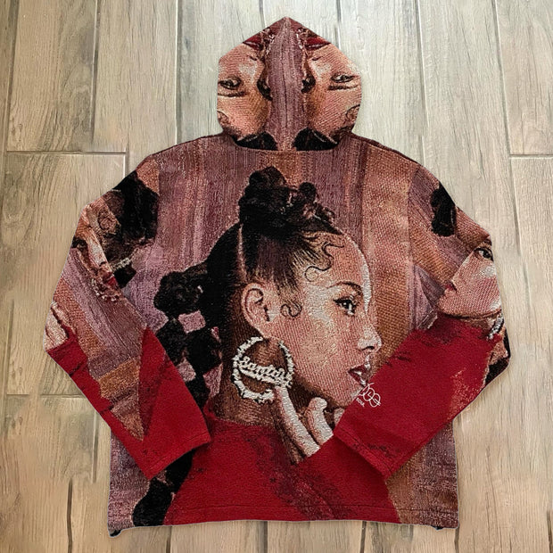 Personalized Vintage Tapestry Hoodie