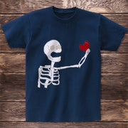 Personalized skull print short sleeves