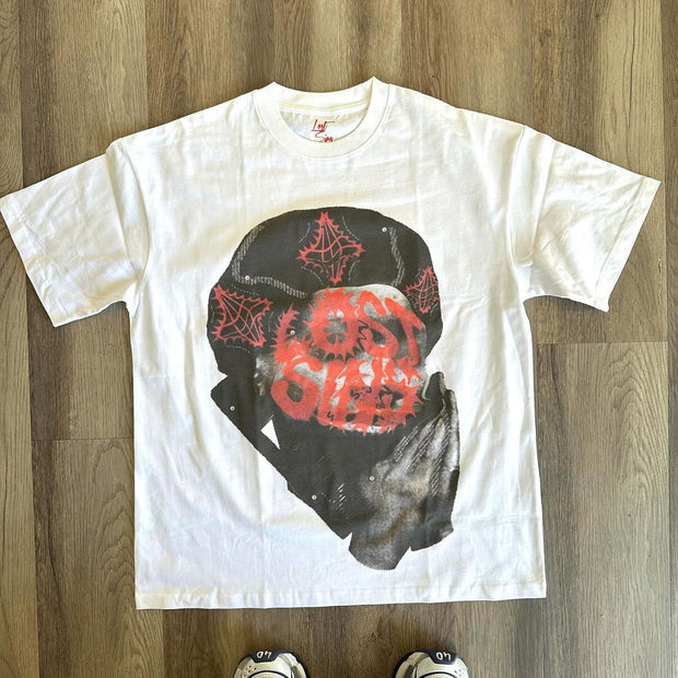 Hip-hop graphic personalized short-sleeved T-shirt