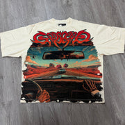 Casual Oversized Printed Short Sleeve T-Shirt