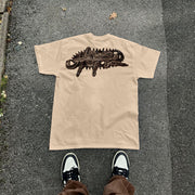 Pop singer print short-sleeved T-shirt