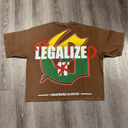 Godspeed It's Legalized Print Short Sleeve T-Shirt