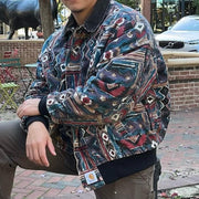 Aztec Tribal Vintage Work Jacket
