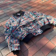Aztec Tribal Vintage Work Jacket