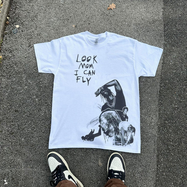 Street Style Hip Hop Oversized Short Sleeve T-Shirt