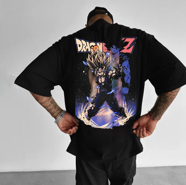 Animation Printed Dragon Ball T-Shirt