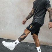 Street Fashion Angel Print Shorts