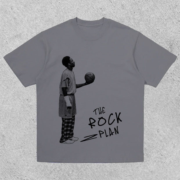 The new ball frame is gone casual street basketball T-shirt