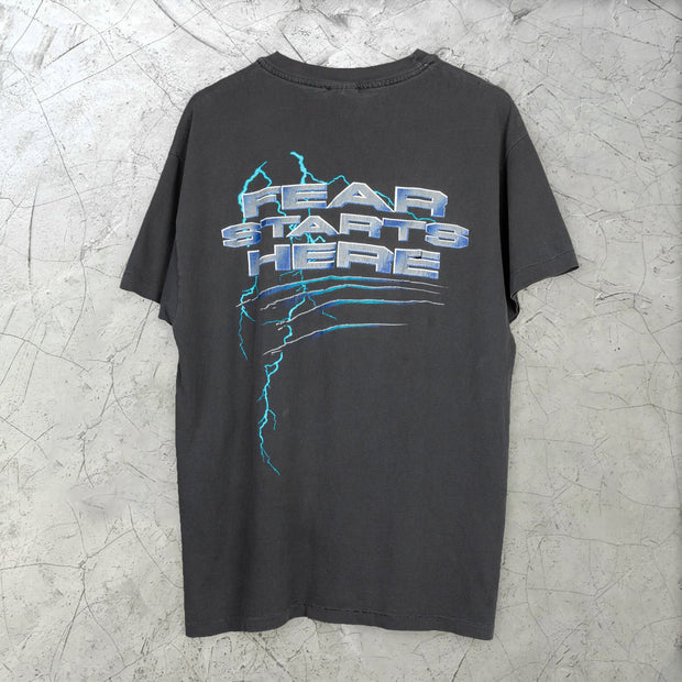 Lightning retro fashion short-sleeved T-shirt