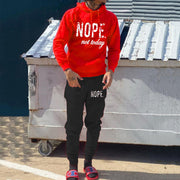 Nope Not Today Printed Two-Piece Set