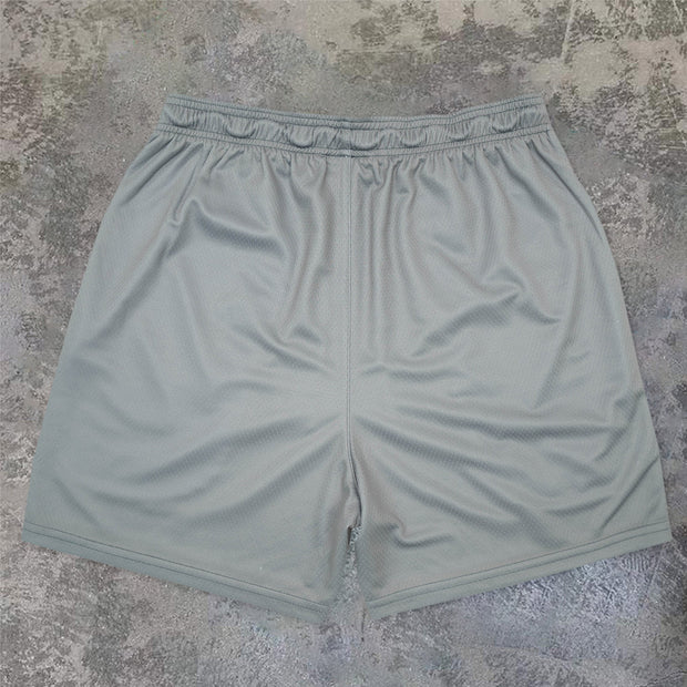 Retro Street Flying Skull Sports Shorts