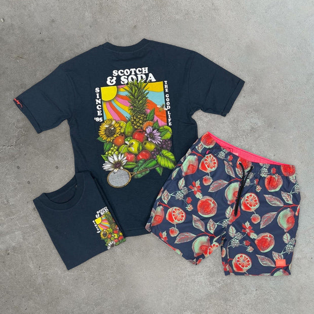 Fruit Print Casual Street Vacation Two-Pack