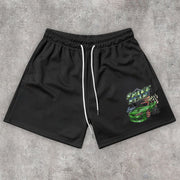 Retro Fashion Street Hip Hop Sports Shorts