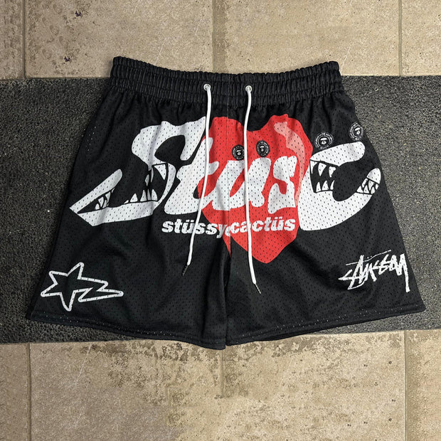 Casual Street Style Mesh Shorts