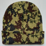 Camouflage knitted hat