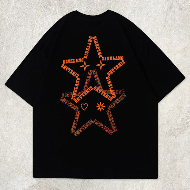 Pure Cotton Letters Graphic Tee