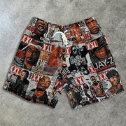 Fashion retro pattern shorts