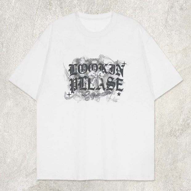 Bow Tie Gothic Alphabet Graphic Tee