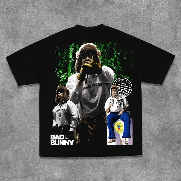 Ya Ni Quiero Competir Print T-Shirt