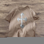 Cross Faith Print Short Sleeve T-Shirt