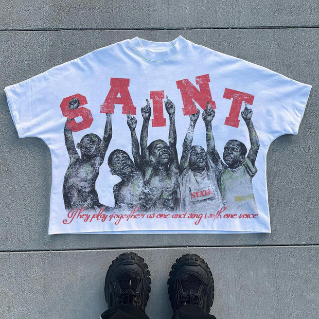 Saint Mercy Casual Streetwear T-Shirt