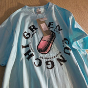 Street style printed American fashion brand short-sleeved T-shirt