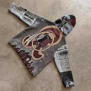 Street Style Character Tapestry Hoodie