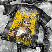Hip-hop rock Kurt Cobain printed T-shirt