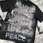 Hip-hop rock Kurt Cobain printed T-shirt